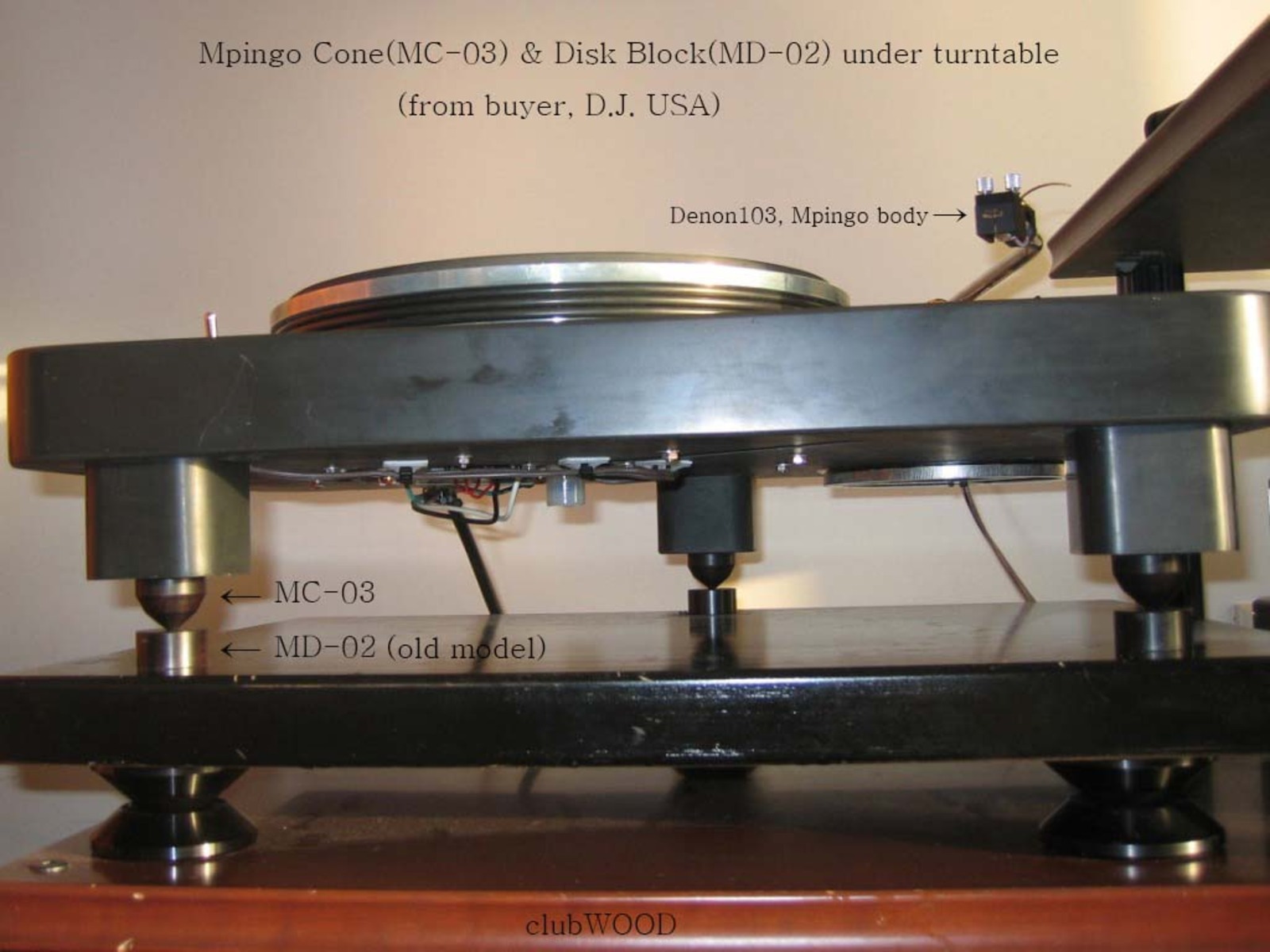 음핑고 디스크블럭 MD-03 세트 (Mpingo Disk Block, Large)